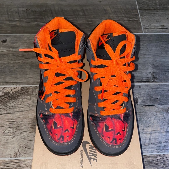 Nike Shoes | Nike Dunk Halloween Big Kids Size 45 | Poshmark